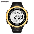 Sanda 375 Men's Watches Led Digital Clock Luxury Electronic Watch Diving Swimming Sport Wristwatches relogio masculino